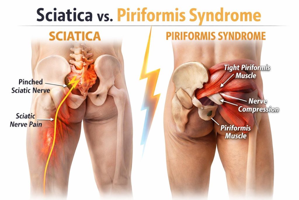 Sciatica vs. Piriformis Syndrome