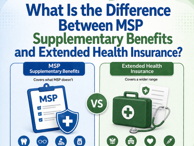 What Is the Difference Between MSP Supplementary Benefits and Extended Health Insurance?