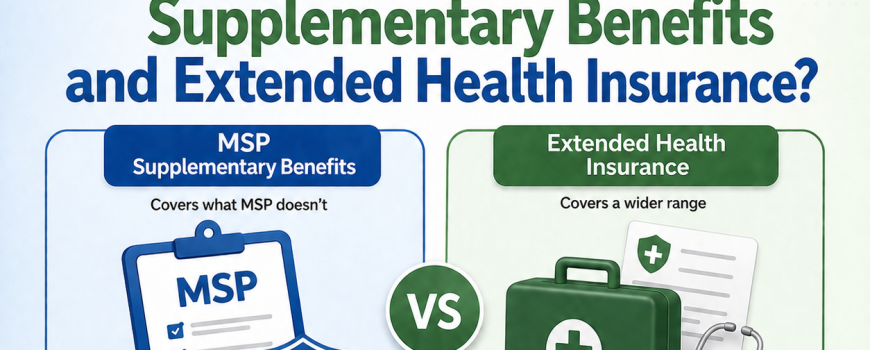 What Is the Difference Between MSP Supplementary Benefits and Extended Health Insurance?